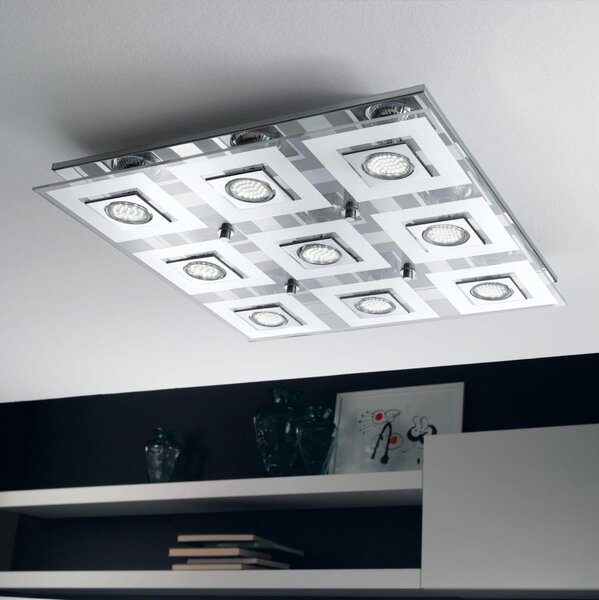 Eglo 92877 - Φως οροφής LED CABO 9xGU10/3W/230V