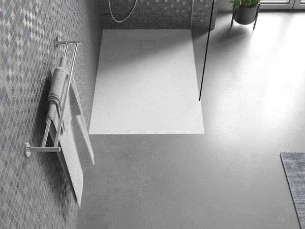 Mexen Bert ορθογώνιος δίσκος ντους SMC 110 x 70 cm, λευκός - 4K107011