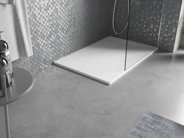 Mexen Bert ορθογώνιος δίσκος ντους SMC 110 x 70 cm, λευκός - 4K107011