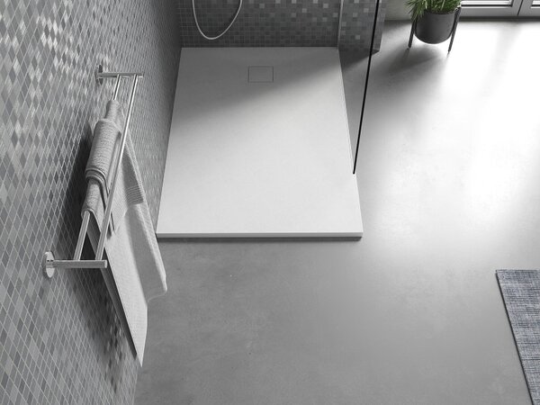 Mexen Bert ορθογώνιος δίσκος ντους SMC 110 x 70 cm, λευκός - 4K107011