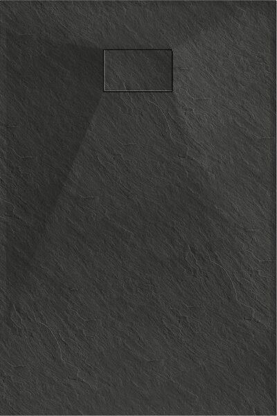 Mexen Hugo ορθογώνιος δίσκος ντους SMC 120 x 90 cm, μαύρος - 42709012