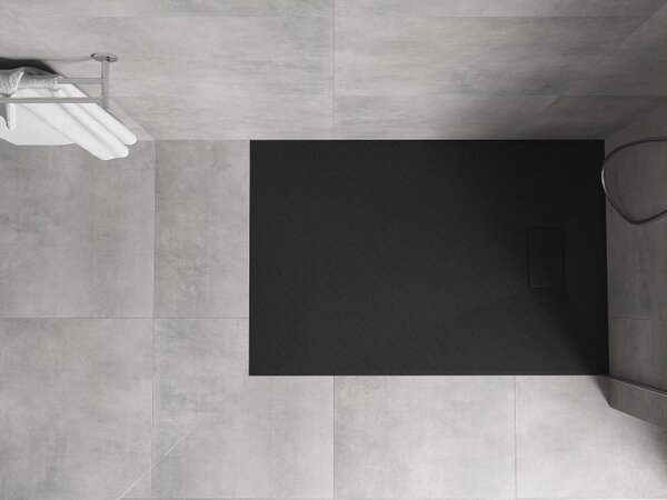 Mexen Hugo ορθογώνιος δίσκος ντους SMC 120 x 90 cm, μαύρος - 42709012