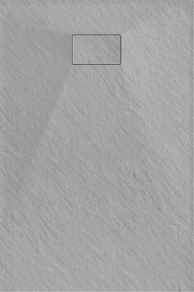 Mexen Hugo ορθογώνιος δίσκος ντους SMC 100 x 80 cm, γκρι - 42618010