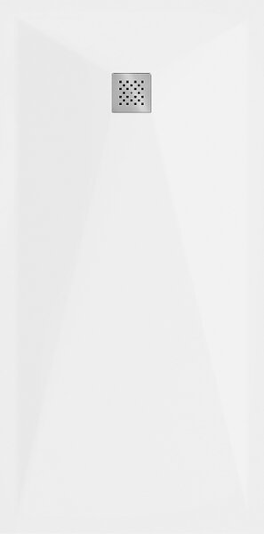 Mexen Stone+ ορθογώνιο σύνθετο ντους 200 x 80 cm, λευκό - 44108020