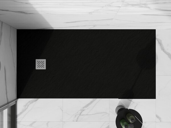 Mexen Stone+ ορθογώνιο σύνθετο ντους 200 x 90 εκ., μαύρο - 44709020