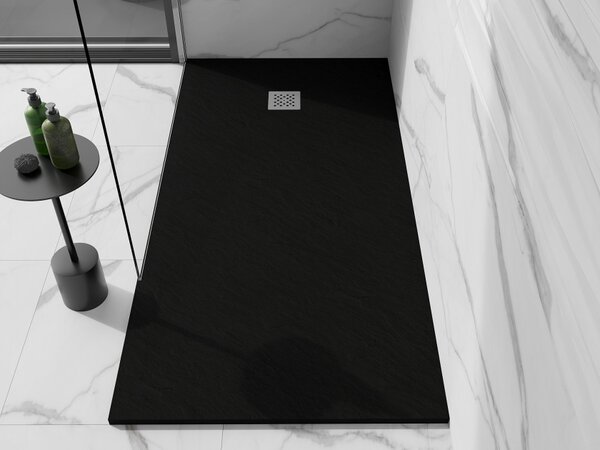 Mexen Stone+ ορθογώνιο σύνθετο ντους 200 x 90 εκ., μαύρο - 44709020
