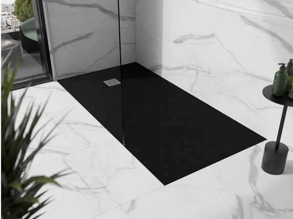 Mexen Stone+ ορθογώνιο σύνθετο ντους 200 x 90 εκ., μαύρο - 44709020