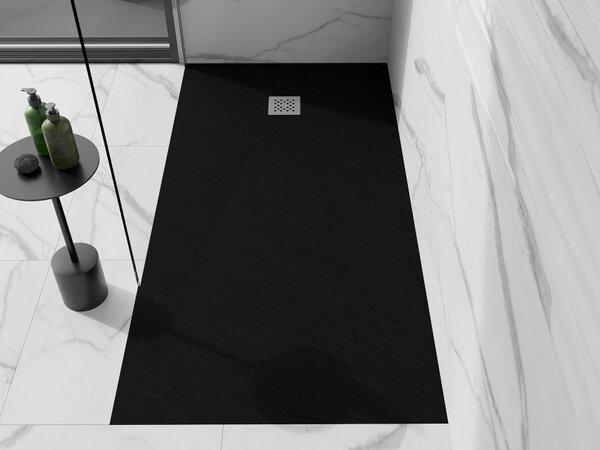 Mexen Stone+ ορθογώνιο σύνθετο ντους 200 x 90 εκ., μαύρο - 44709020