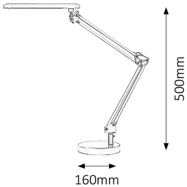 Rabalux 4407 - Επιτραπέζια λάμπα LED COLIN LED/5,6W/230V