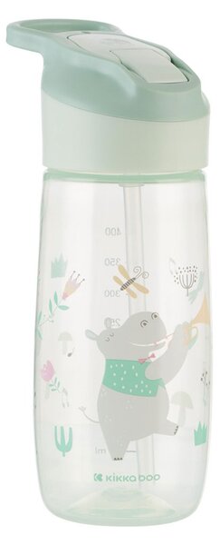 Παγούρι 450ml Με Καλαμάκι Kikka Boo Music Fest Clear Mint