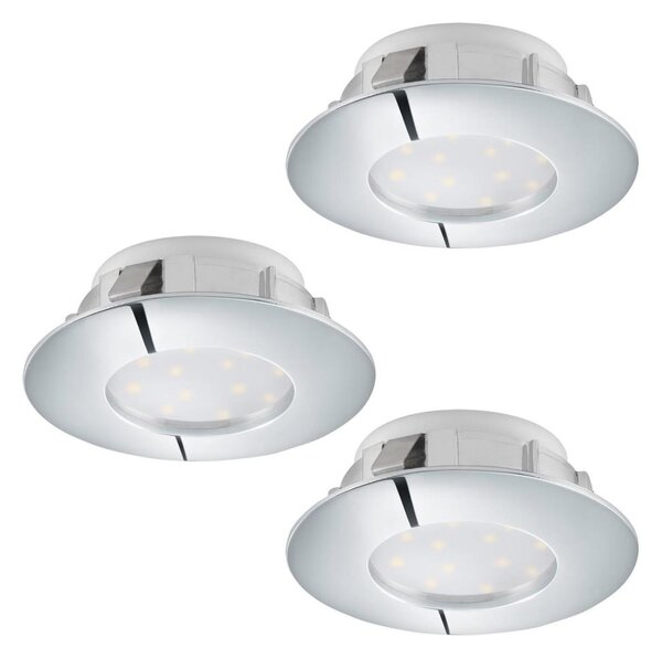 Eglo 95822 - ΣΕΤ 3x Κρεμαστό φως οροφής LED PINEDA 1xLED/6W/230V