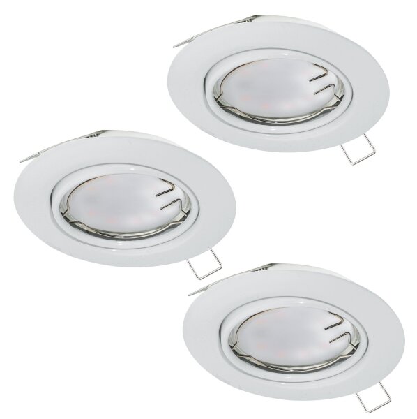 Eglo 94406 - ΣΕΤ 3x Κρεμαστό φως οροφής LED PENETO 3xGU10-LED/5W/230V