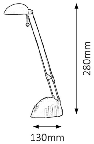 Rabalux 4335- Επιτραπέζια λάμπα LED RONALD 1xLED/5W/230V