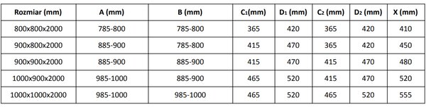 Mexen Velar Δίδυμη καμπίνα ντους συρόμενη 90 x 80 cm, διαφανής, χρώμιο