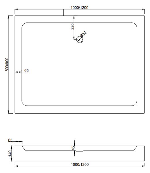 Mexen Apia Καμπίνα ντους συρόμενη 100 x 80 cm, λευκές ρίγες, χρώμιο + ντουζιέρα