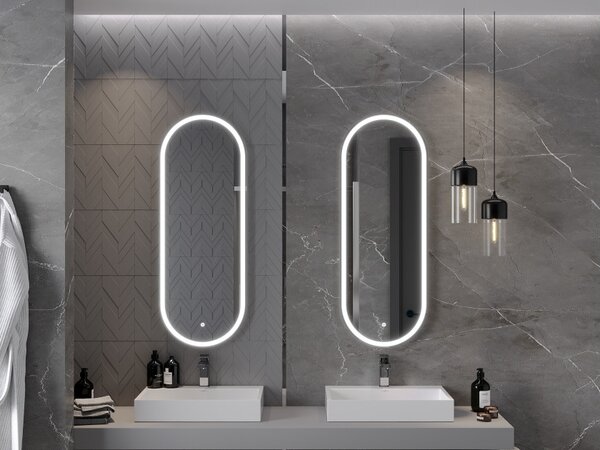 Mexen Bono Καθρέφτης μπάνιου φωτιζόμενος 45 x 120 cm, LED 6000K, αντιθαμβωτικός