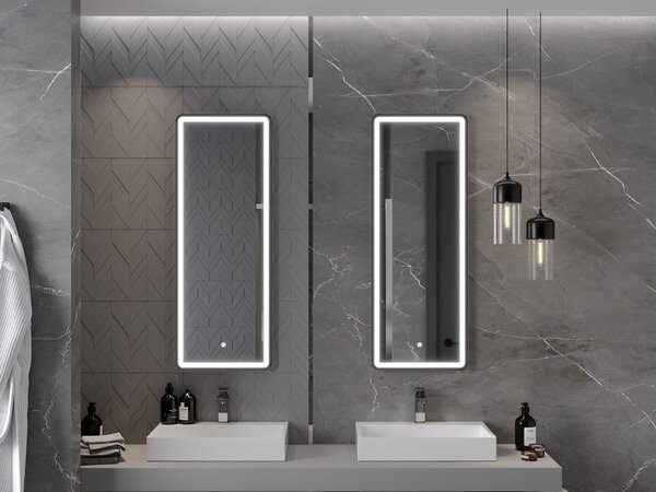 Mexen Coro φωτιζόμενο καθρέφτης μπάνιου 45 x 120 εκ., LED 6000K, αντιθαμβωτικό