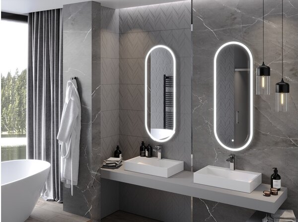 Mexen Bono Καθρέφτης μπάνιου φωτιζόμενος 45 x 120 cm, LED 6000K, αντιθαμβωτικός