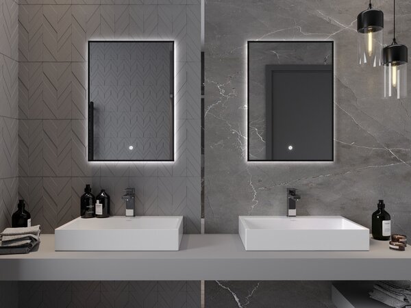 Mexen Erma καθρέπτης μπάνιου με φωτισμό 50 x 70 εκ., LED 6000K, αντιθαμβωτικός