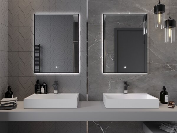 Mexen Erma καθρέφτης μπάνιου με οπίσθιο φωτισμό 60 x 80 cm, LED 6000K