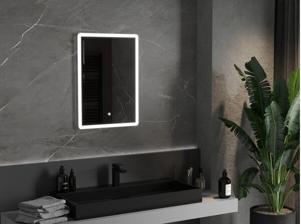 Mexen Navia φωτιζόμενος καθρέφτης μπάνιου 50 x 70 cm, LED 6000K, αντιθαμβωτικός