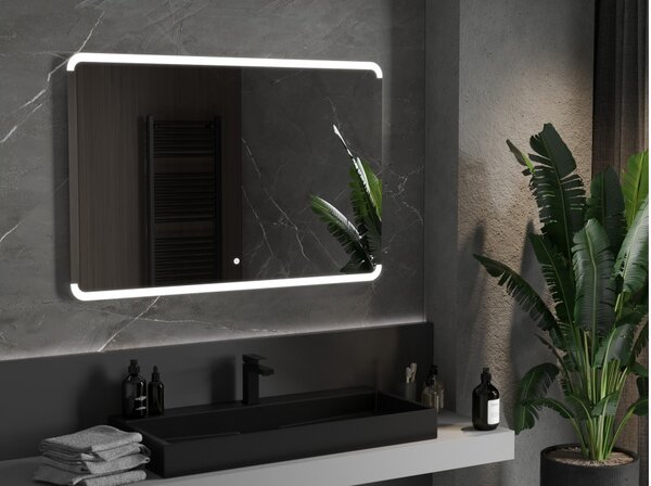 Mexen Nida φωτιζόμενος καθρέφτης μπάνιου 120 x 80 cm, LED 6000K, αντιθαμβωτικός