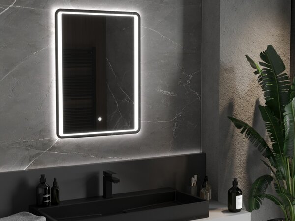 Mexen Zusa καθρέφτης μπάνιου με φωτισμό 60 x 80 cm, LED 6000K, αντιθαμβωτικός