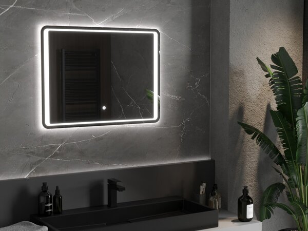 Mexen Zusa καθρέφτης μπάνιου με φωτισμό 80 x 60 εκ, LED 6000K, αντιθάμβωση