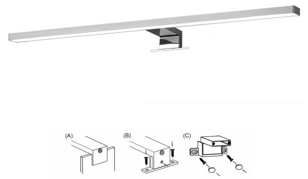 Top Light GILA LED XL - Φωτισμός καθρέφτη μπάνιου LED LED/8W/230V IP44