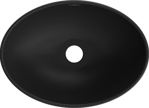 Mexen Elza νεροχύτης επιτραπέζιος 40 x 33 cm, μαύρο ματ - 21014085