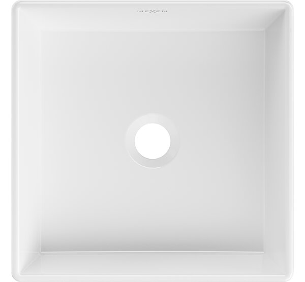 Mexen Goya νιπτήρας επιτραπέζιος 35 x 35 cm, λευκός - 22183500