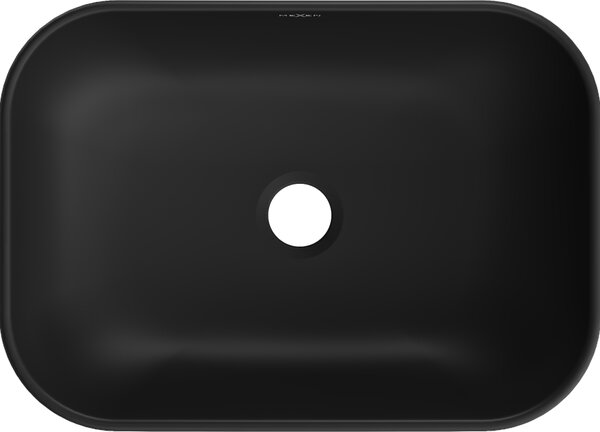 Mexen Rita νιπτήρας πάγκου 45 x 32 cm, μαύρος ματ - 21084585