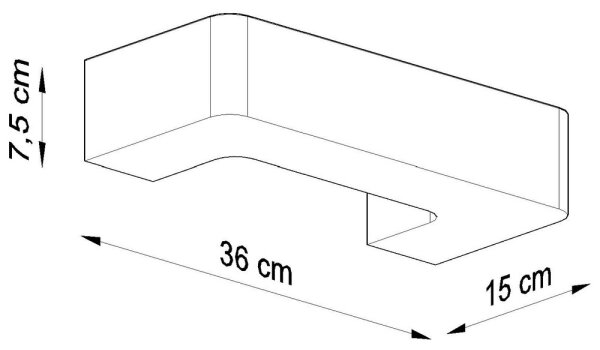 Φως τοίχου MAGNET 1xE27/60W/230V λευκό