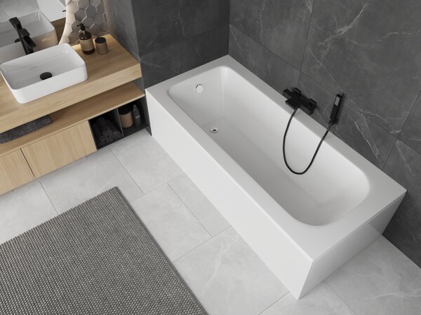 Mexen Vega ορθογώνια μπανιέρα 120 x 70 cm με επένδυση, λευκή - 55011207000X
