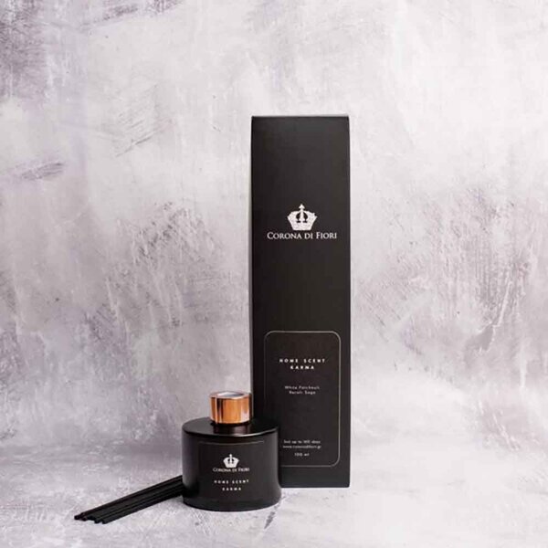 Αρωματικό χώρου με sticks Karma Black eiditon 100ml