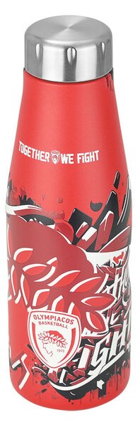 ESTIA ΘΕΡΜΟΣ TRAVEL FLASK OLYMPIACOS BC EDITION TOGETHER WE FIGHT 500ml