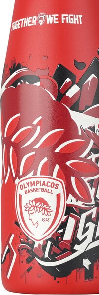 ESTIA ΘΕΡΜΟΣ TRAVEL FLASK OLYMPIACOS BC EDITION TOGETHER WE FIGHT 500ml