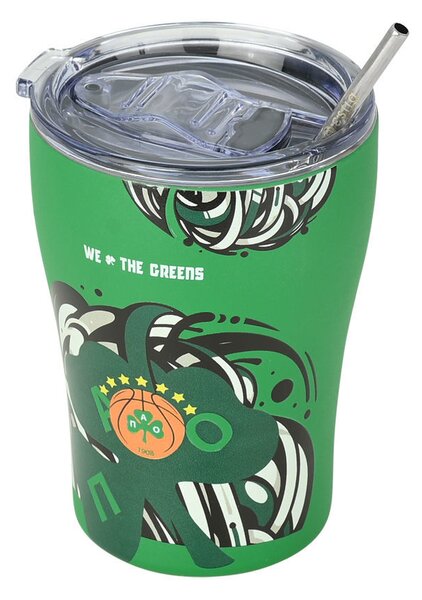 ESTIA ΘΕΡΜΟΣ COFFEE MUG PANATHINAIKOS BC EDITION WE THE GREENS 350ml