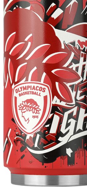 ESTIA ΘΕΡΜΟΣ TRAVEL CUP OLYMPIACOS BC EDITION TOGETHER WE FIGHT 500ml