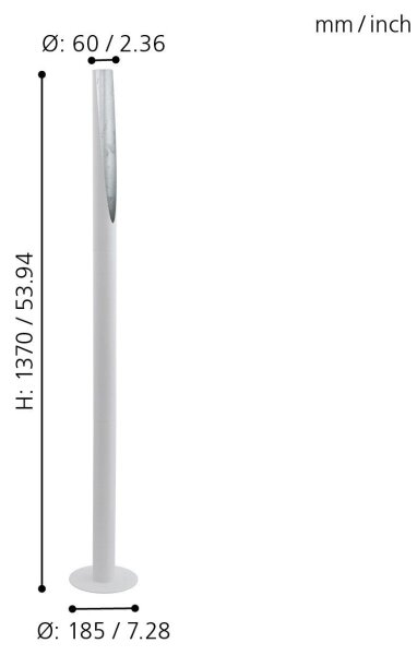 Eglo 97582 - Επιδαπέδια λάμπα LED BARBOTTO 1xGU10/4,5W/230V