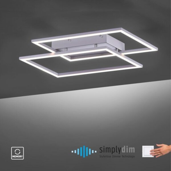 Paul Neuhaus 8192-55 - Συνδεδεμένο πολύφωτο dimmer LED INIGO 2xLED/12W/230V