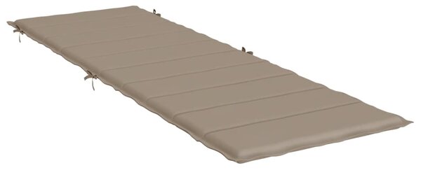 VidaXL Μαξιλάρι Ξαπλώστρας Taupe 186 x 58 x 3εκ. από Ύφασμα Oxford