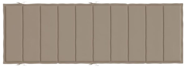 VidaXL Μαξιλάρι Ξαπλώστρας Taupe 186 x 58 x 3εκ. από Ύφασμα Oxford