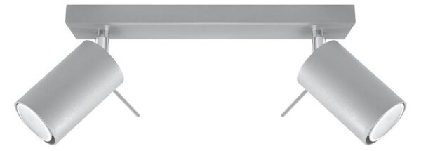 Sollux SL.0450 - Φωτιστικό σποτ οροφής RING 2xGU10/10W/230V