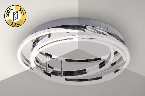 Rabalux 2183 - Φως οροφής dimmer LED SELENA LED/40W/230V