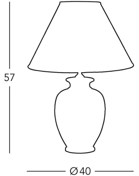 Kolarz 0014.74.6 - Επιτραπέζια λάμπα TLAVORIO 1xE27/100W/230V