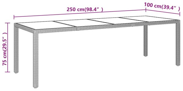 VidaXL Σετ Τραπεζαρίας Κήπου 11 Τεμαχίων Μπεζ από Συνθετικό Ρατάν