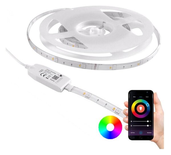 RGB LED Dimmable ταινία εξωτερικού χώρου Wi-fi LED/6,5W/IP65 2 m Tuya