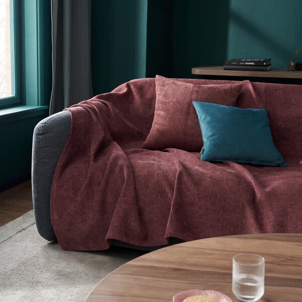 Ριχτάρι Καναπέ Διθέσιου (180x250) Gofis Home Nimbus Red Wine 447/02