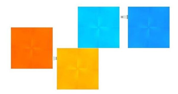 Nanoleaf NL29-0001SW-4PK - ΣΕΤ 4x LED RGB Πάνελ με dimmer CANVAS LED/1W/230V